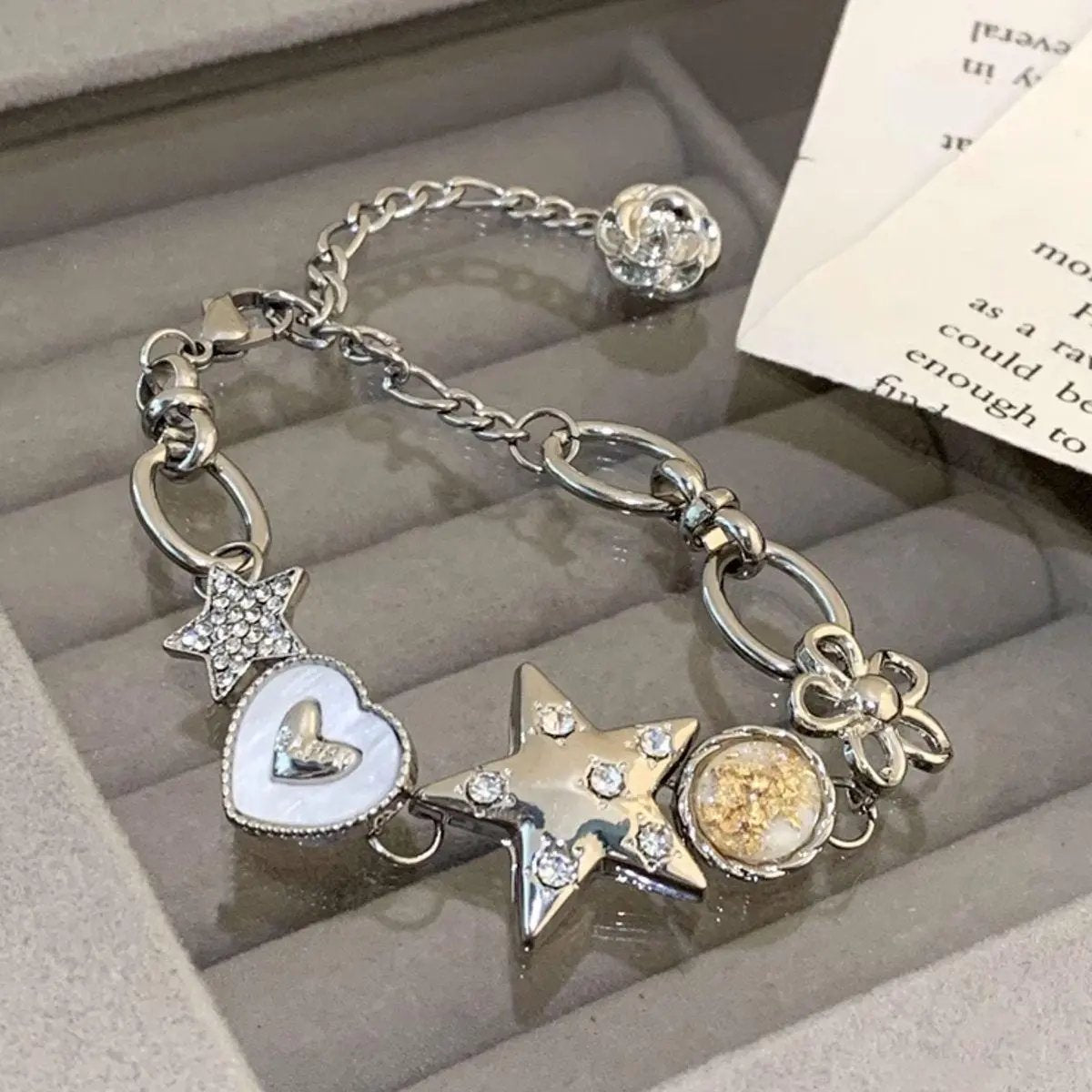 Silver Finished Link Bracelet Lulu Company
