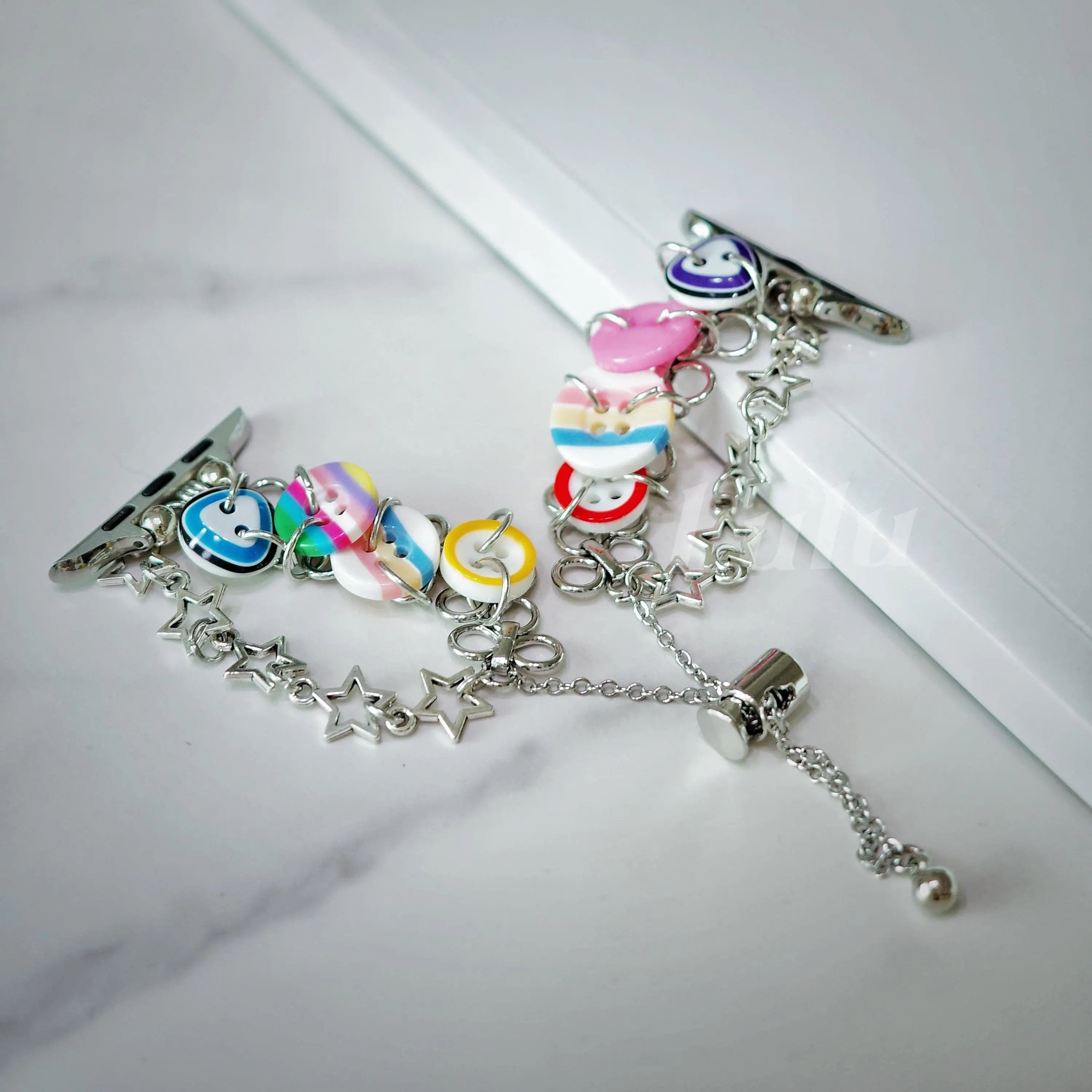 Colorful Button Charm Apple Watch Band Lulu Company