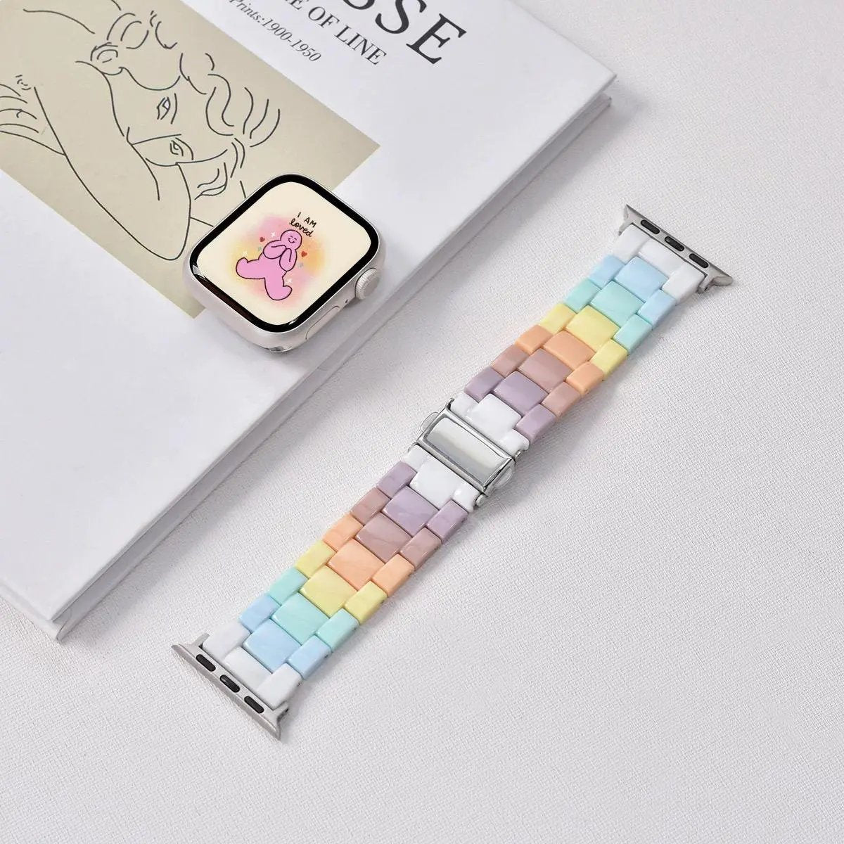 Pastel Rainbow Apple Watch Band Lulu Company