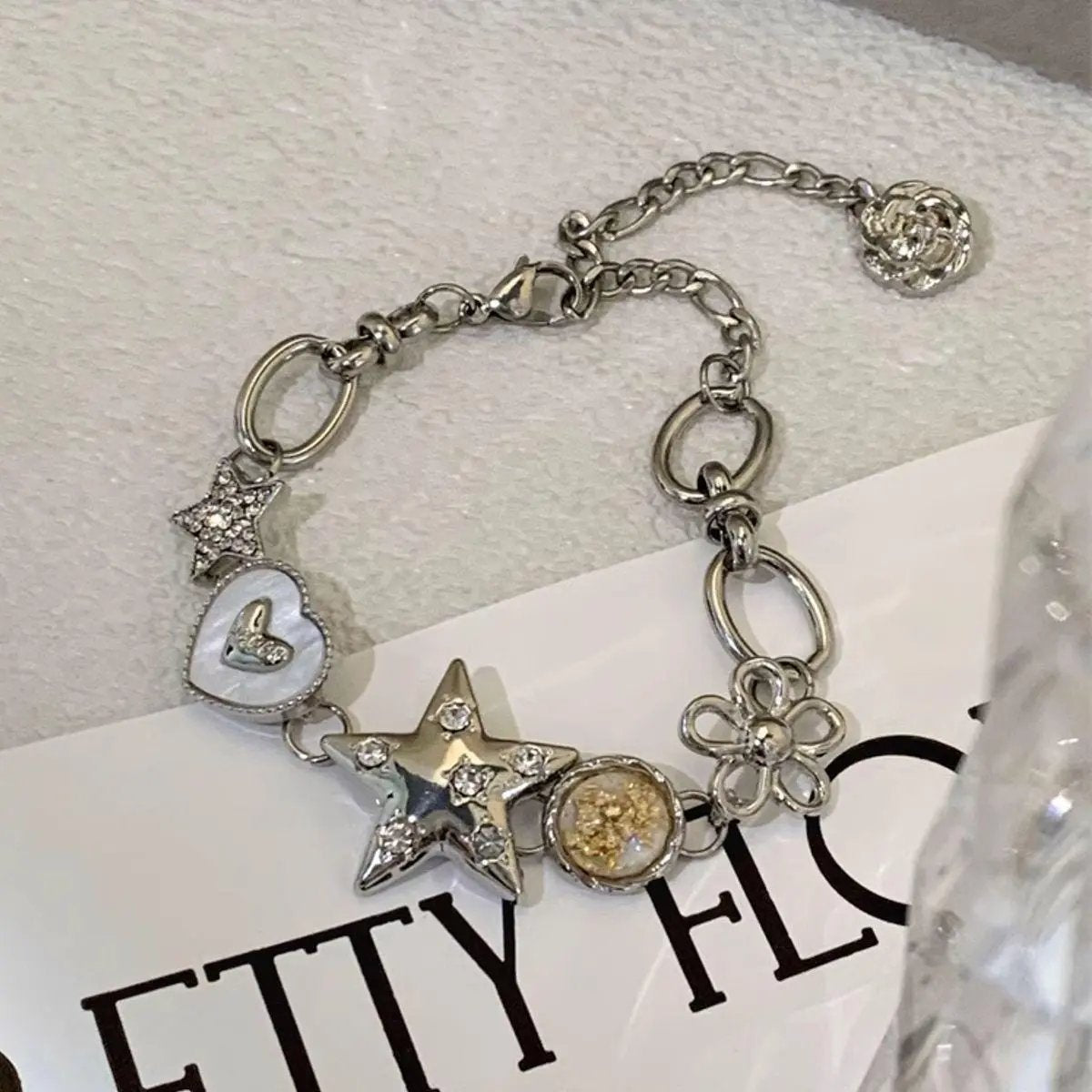 Silver Finished Link Bracelet Lulu Company