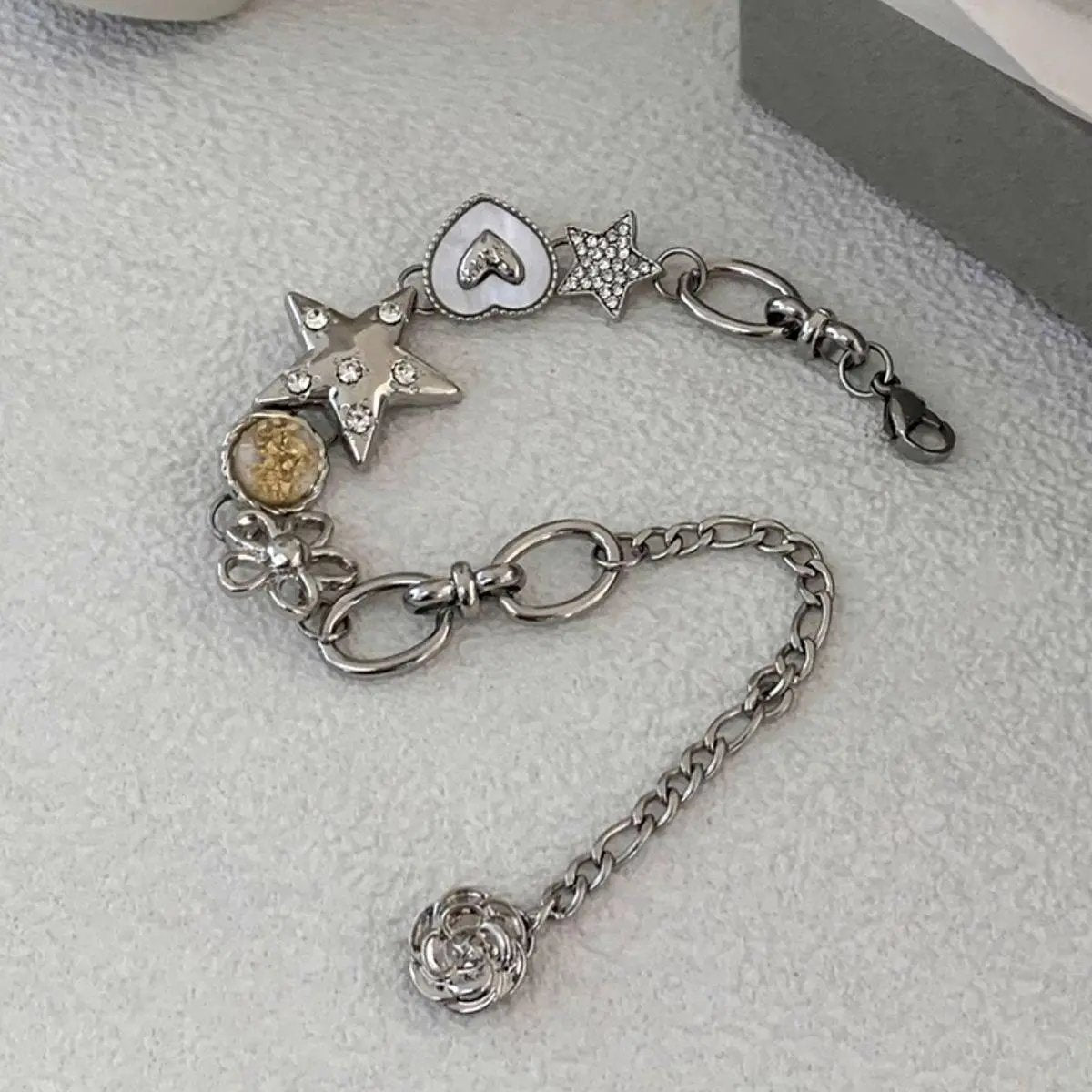 Silver Finished Link Bracelet Lulu Company