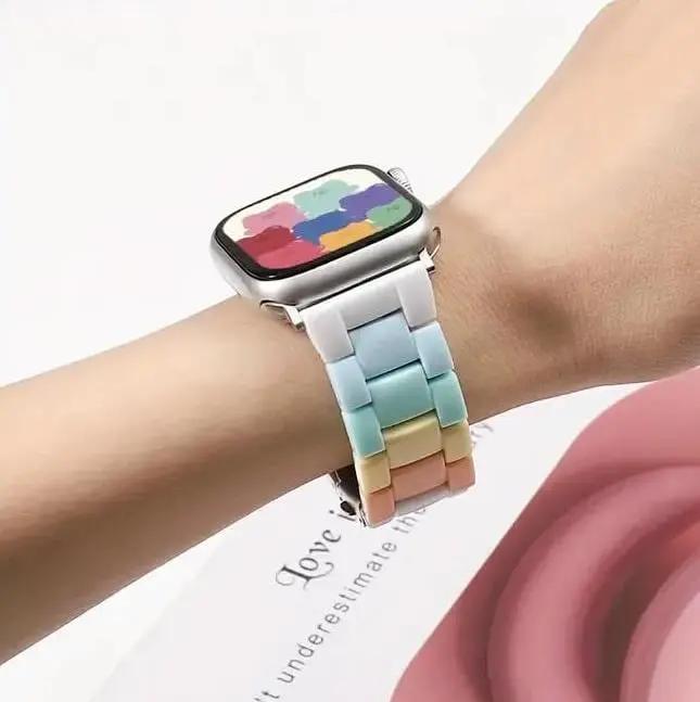 Pastel Rainbow Apple Watch Band Lulu Company