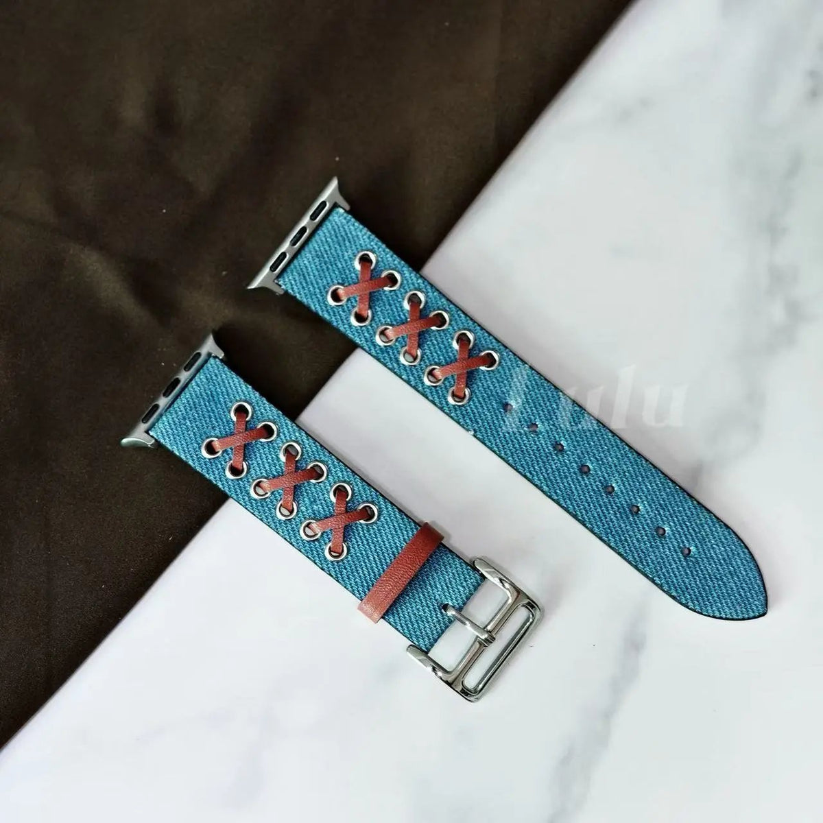 Vintage Denim Apple Watch Band