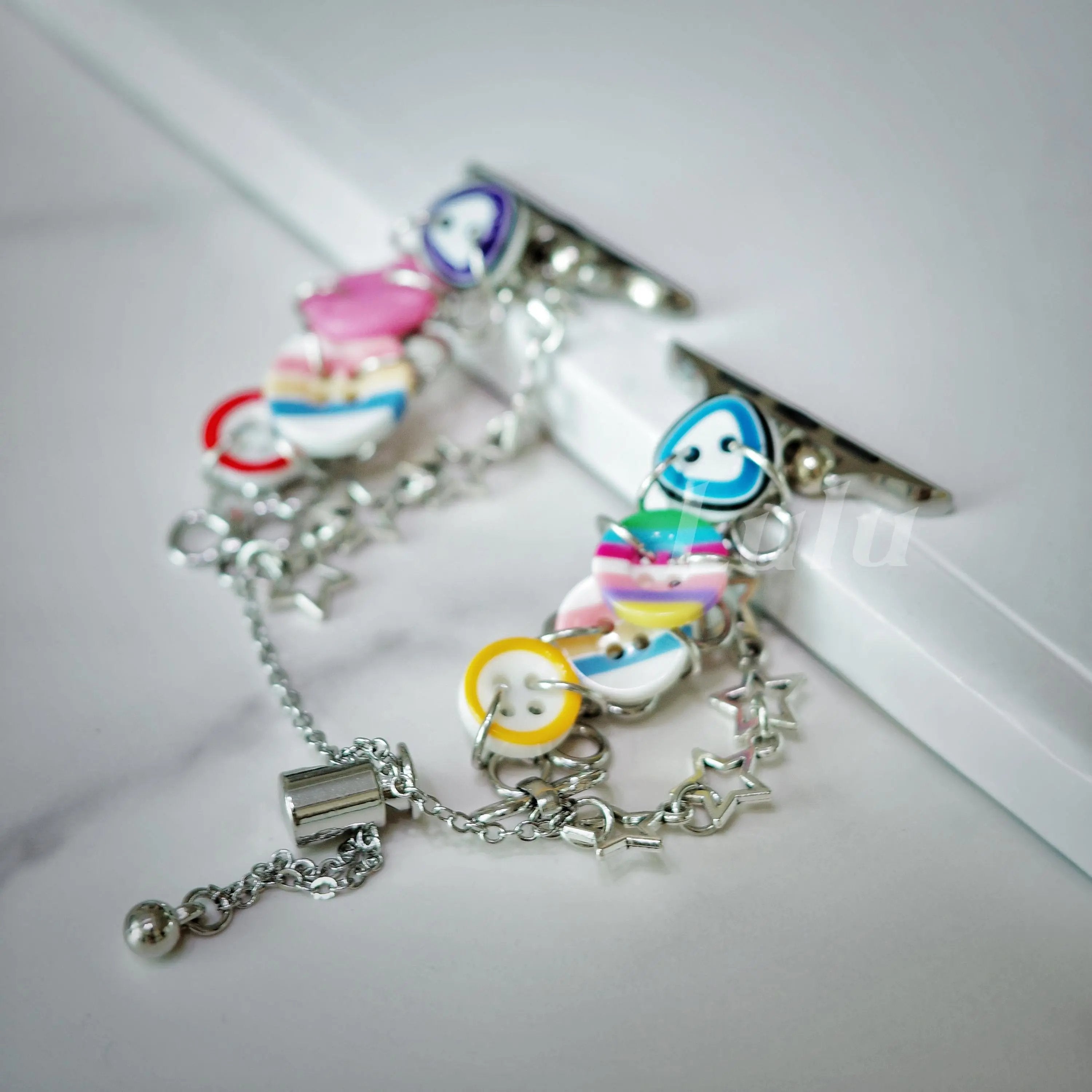 Colorful Button Charm Apple Watch Band Lulu Company