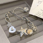 Silver Finished Link Bracelet