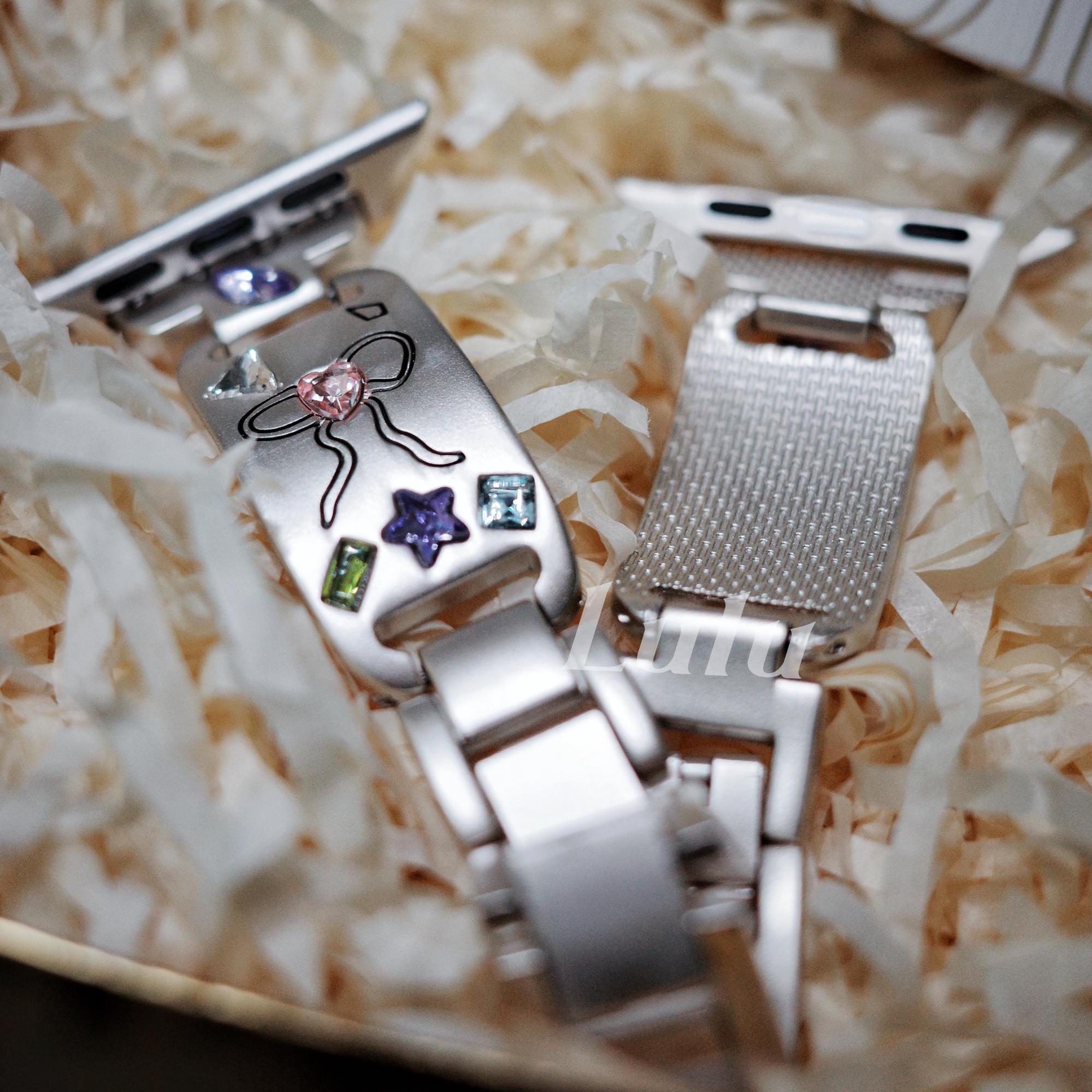 Ribbon Stainless Steel Apple Watch Band