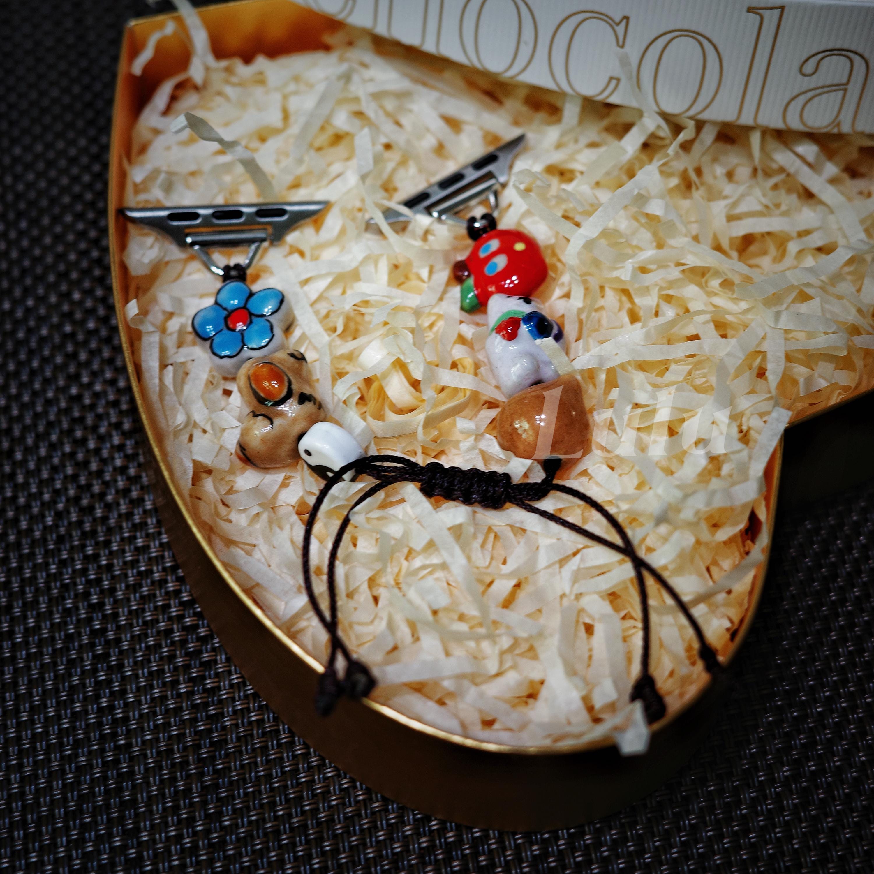 Handmade Ceramic Bead Apple Watch Band