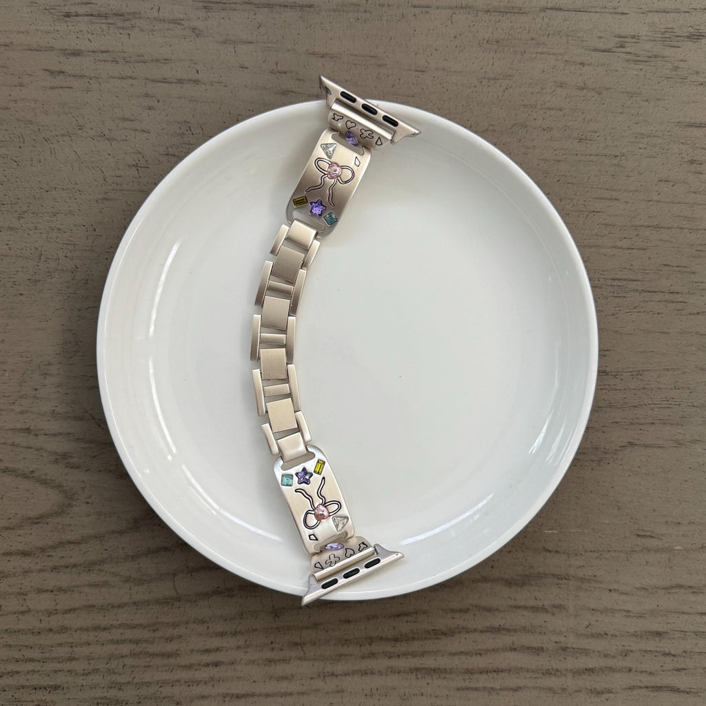 Ribbon Stainless Steel Apple Watch Band