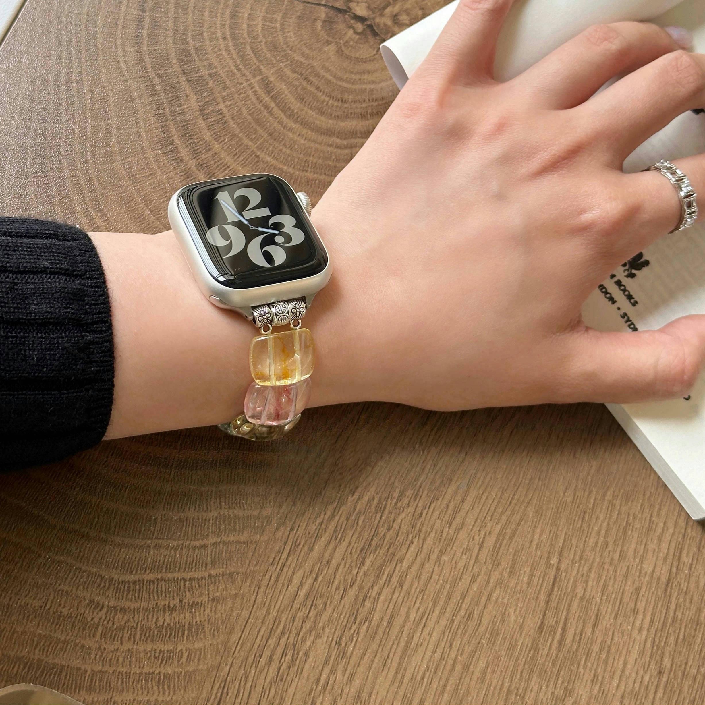 Multicolor Jade Apple Watch Band