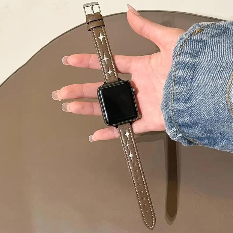 Luxury Leather Apple Watch Strap