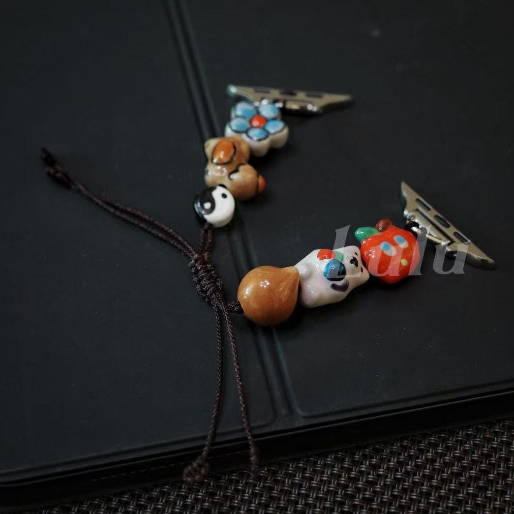 Handmade Ceramic Bead Apple Watch Band