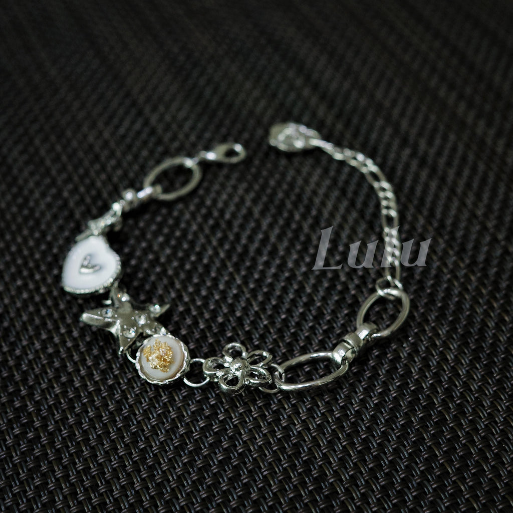 Silver Finished Link Bracelet