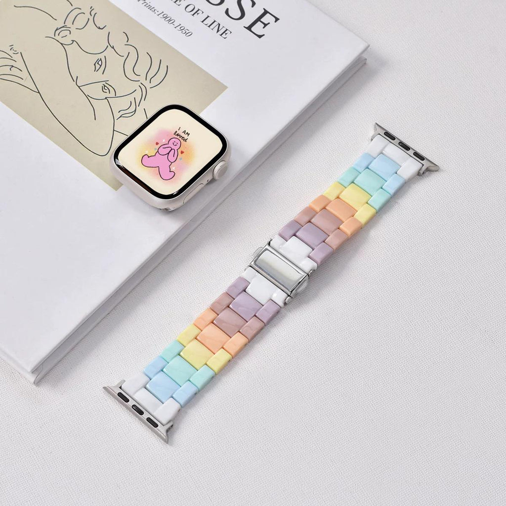 Pastel Rainbow Apple Watch Band