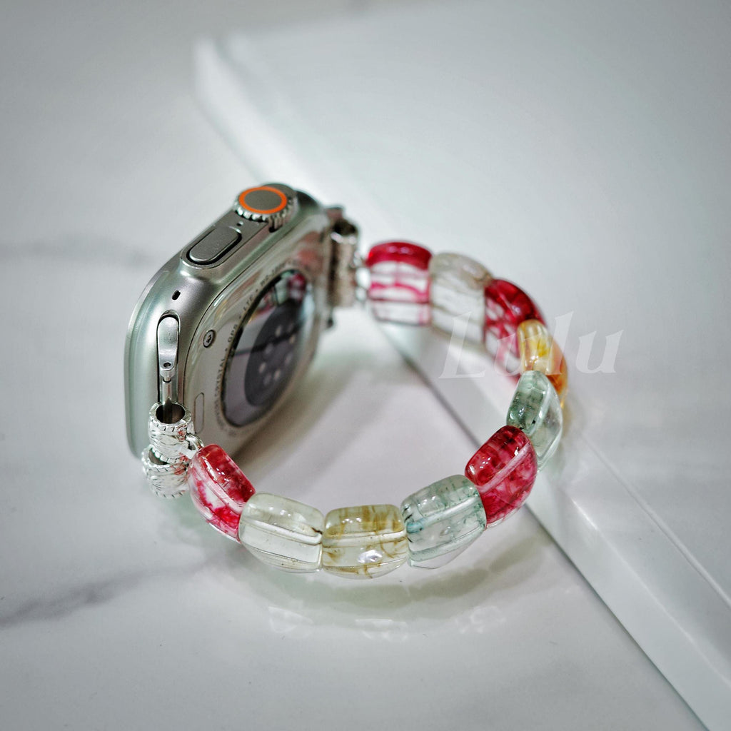 Multicolor Jade Apple Watch Band