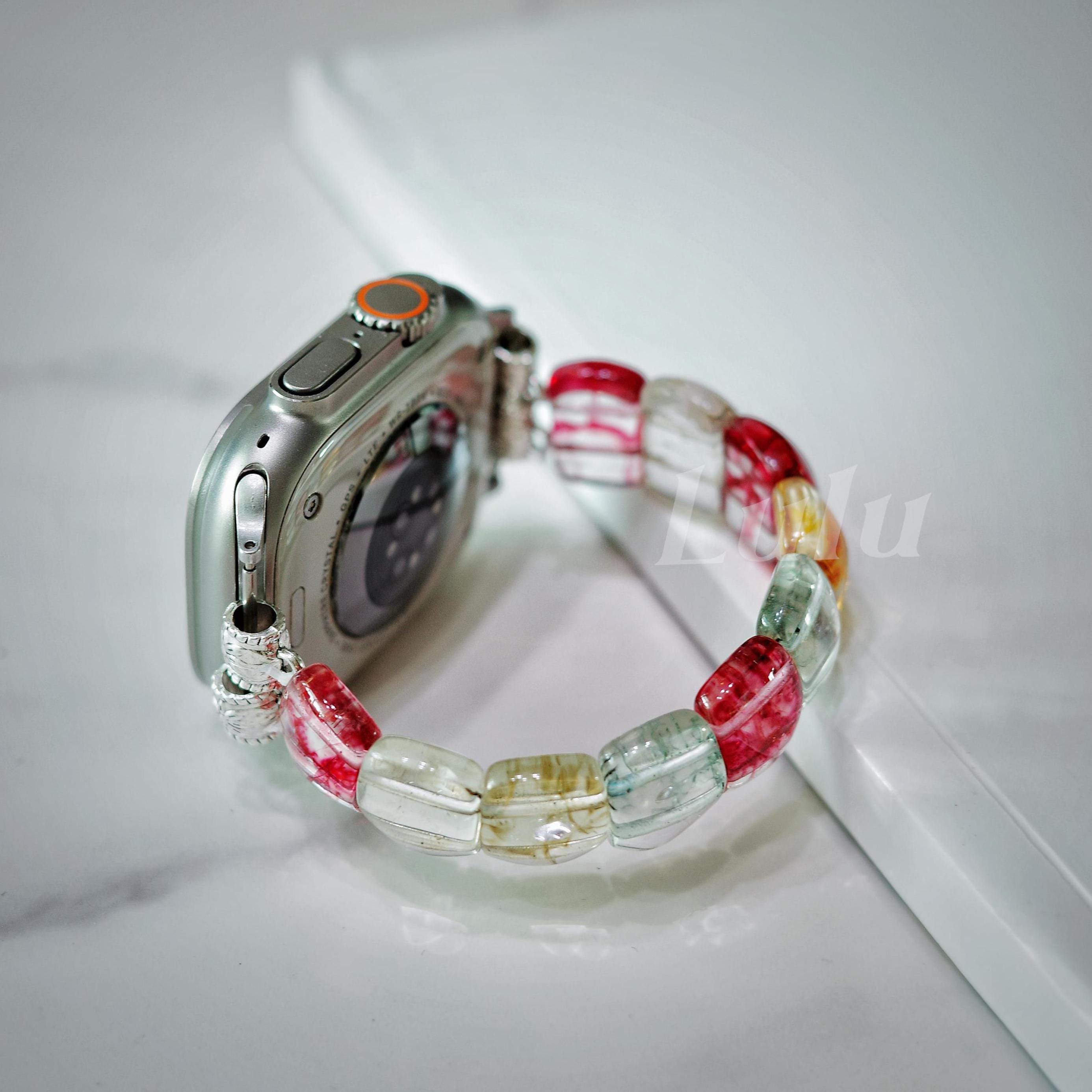 Multicolor Jade Apple Watch Band
