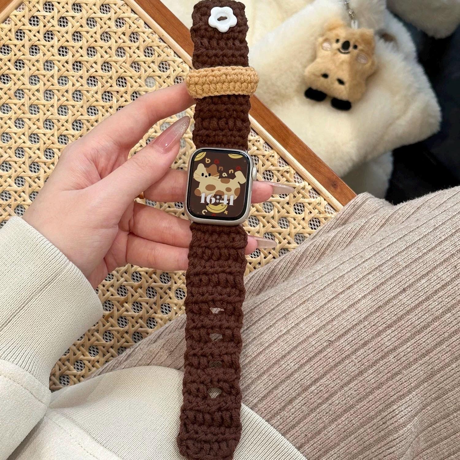 Crochet Apple Watch Band