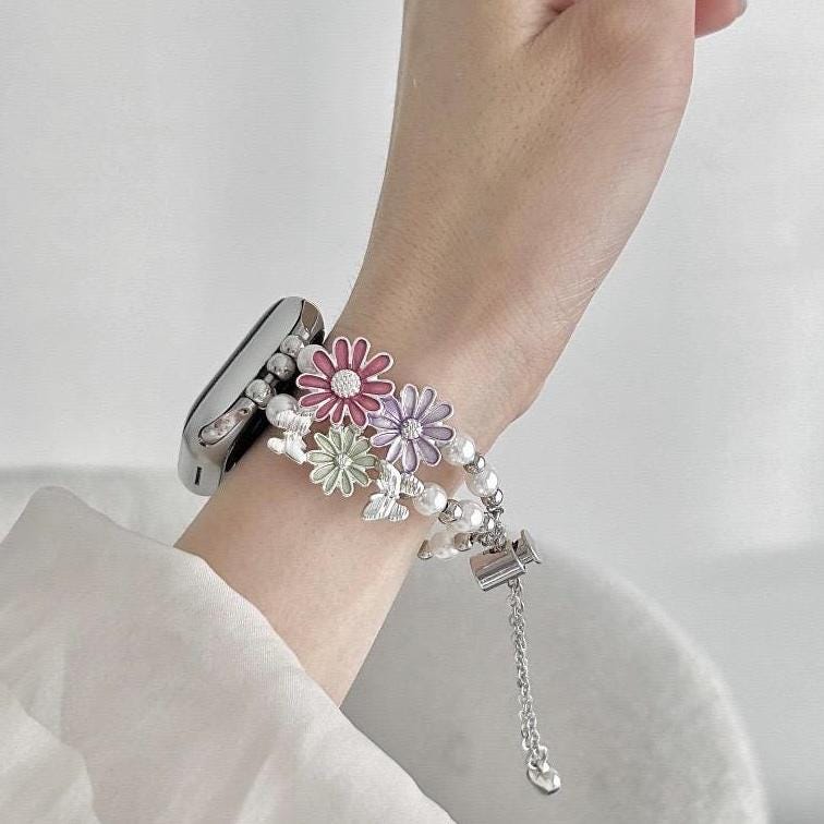 Flower Charm Apple Watch Band