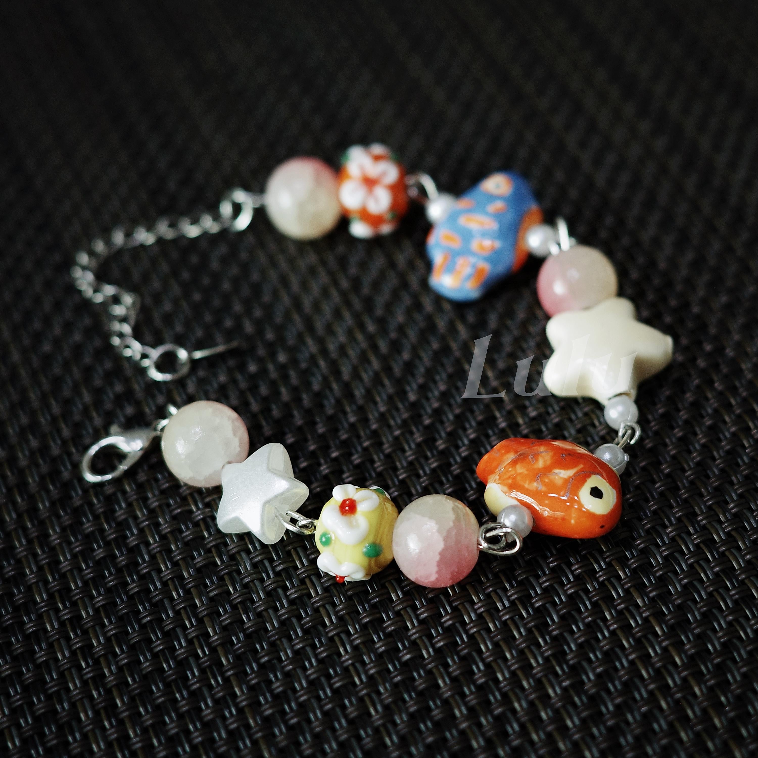 Handmade Fish Ceramic Bracelet