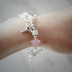 Handmade Star & Bow Charm Bracelet