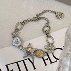 Silver Finished Link Bracelet