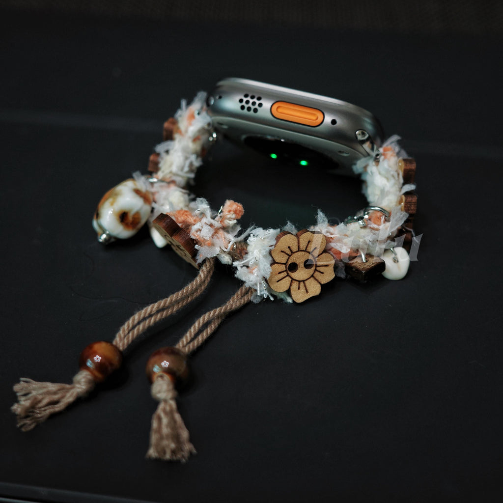 Wooden Charm Apple Watch Band