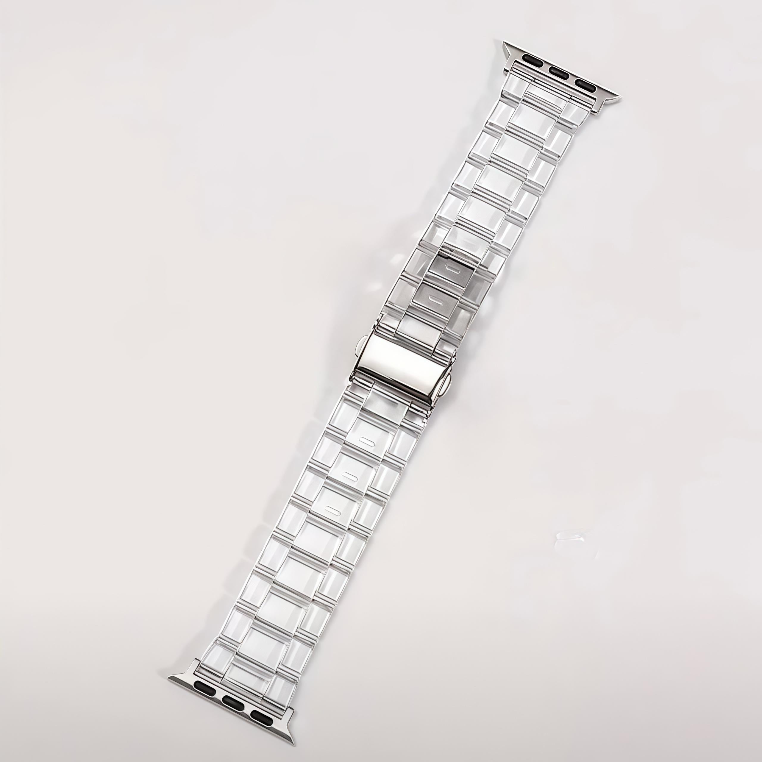 Clear Resin Apple Watch Band