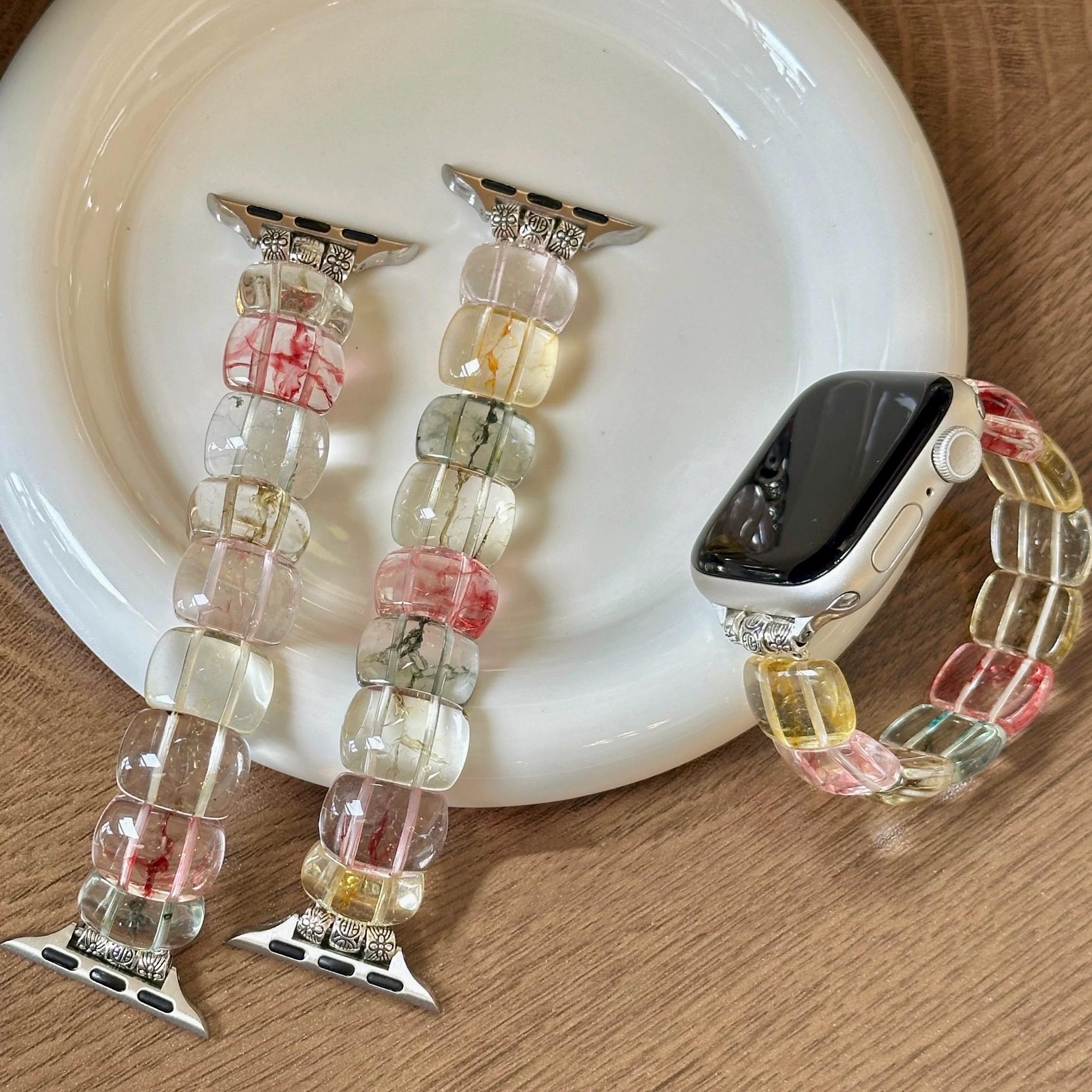 Multicolor Jade Apple Watch Band