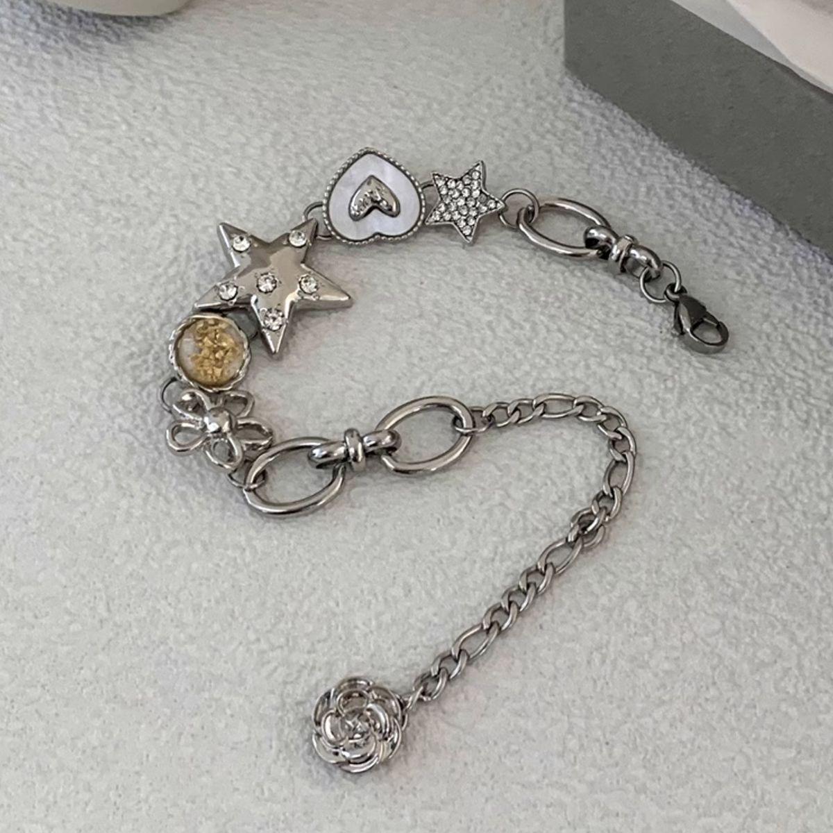 Silver Finished Link Bracelet
