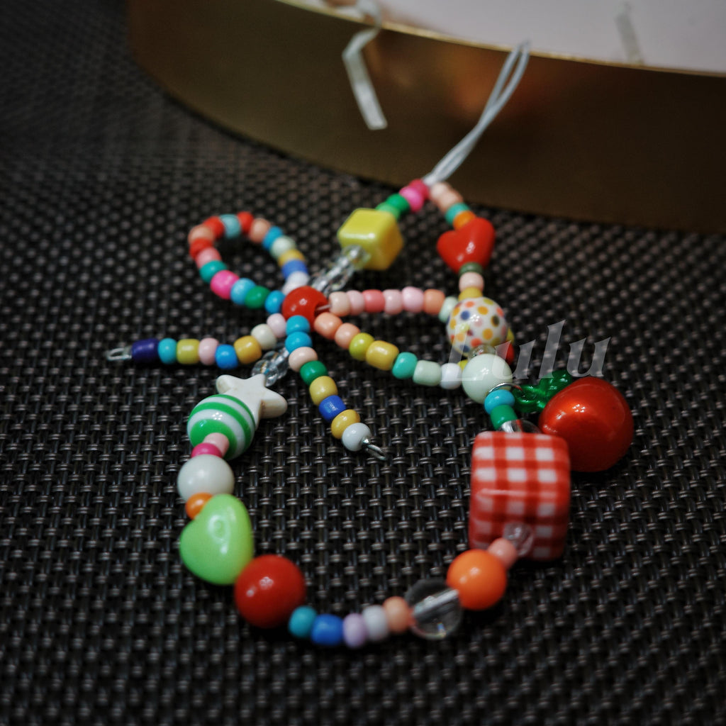 Fruity Colorful Phone Charm Strap, Phone Lanyard