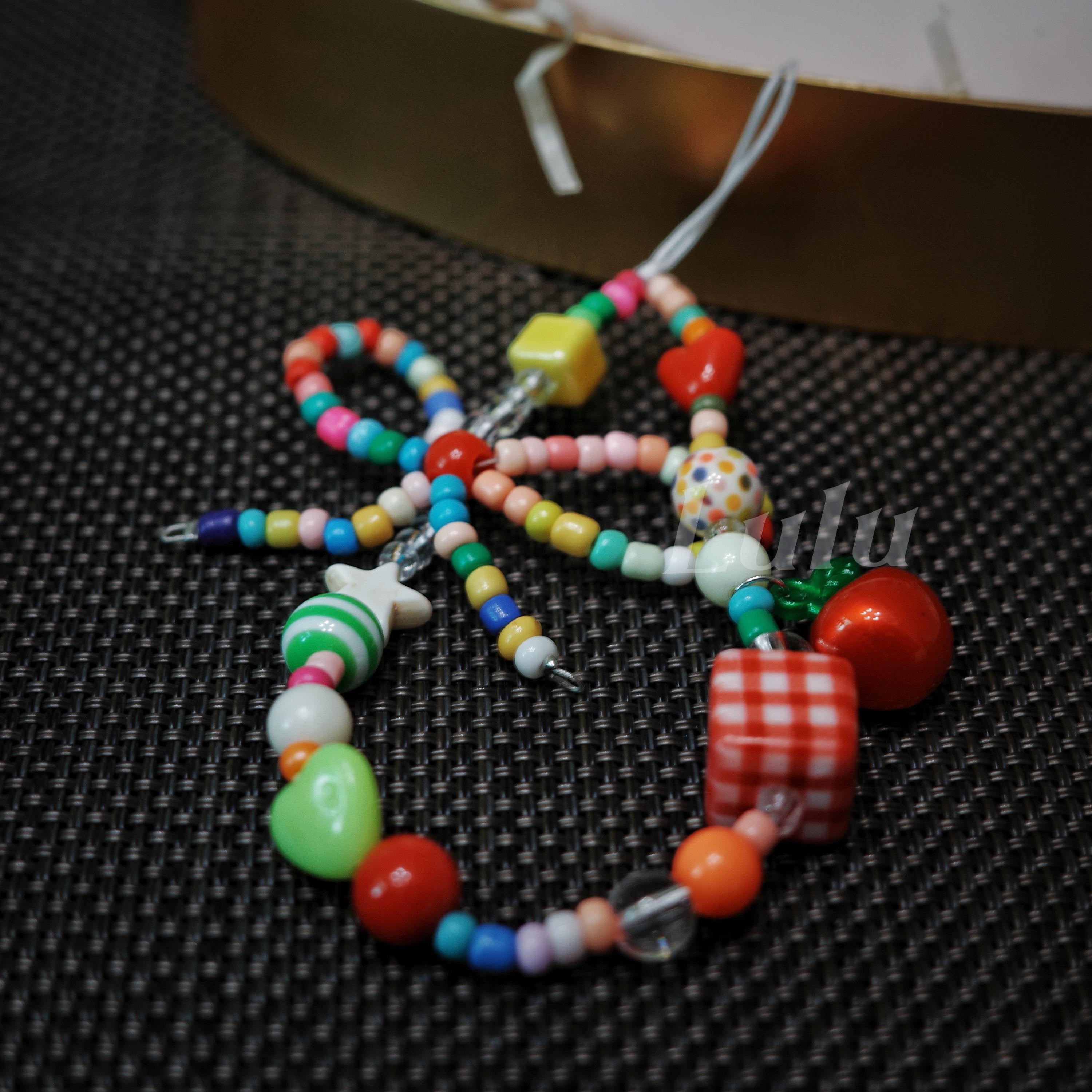 Fruity Colorful Phone Charm Strap, Phone Lanyard