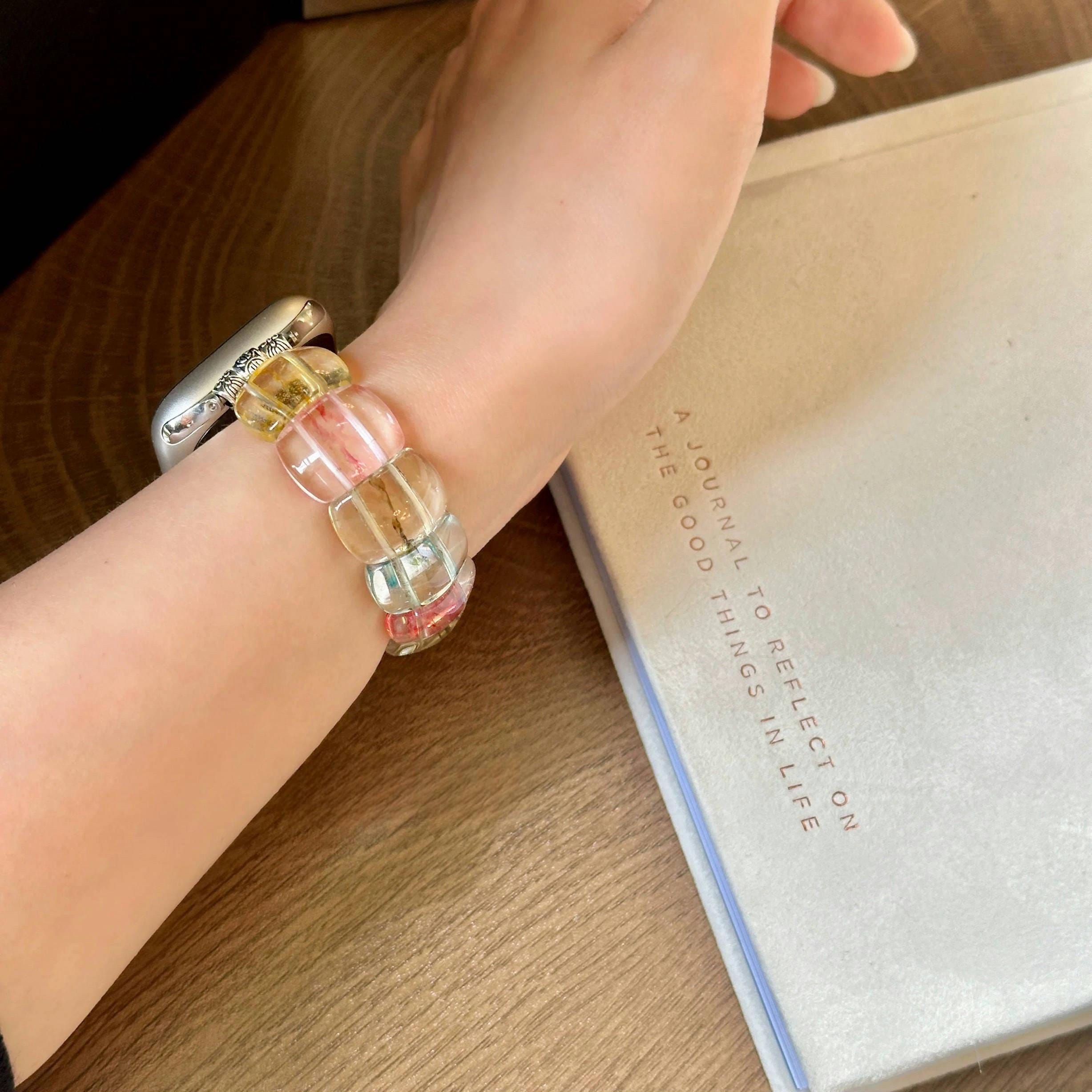 Multicolor Jade Apple Watch Band