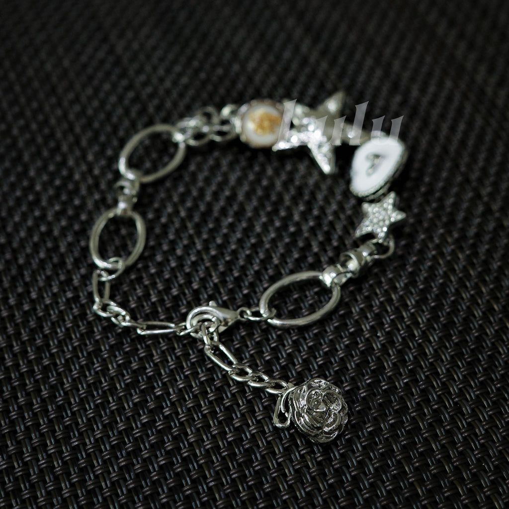Silver Finished Link Bracelet