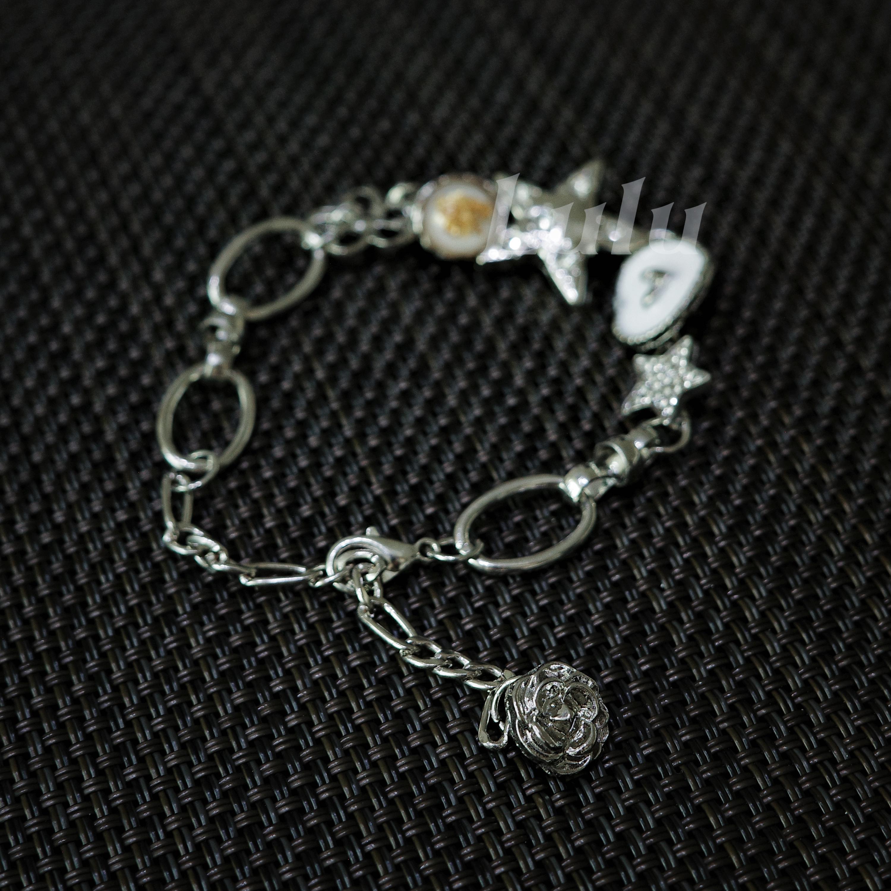 Silver Finished Link Bracelet