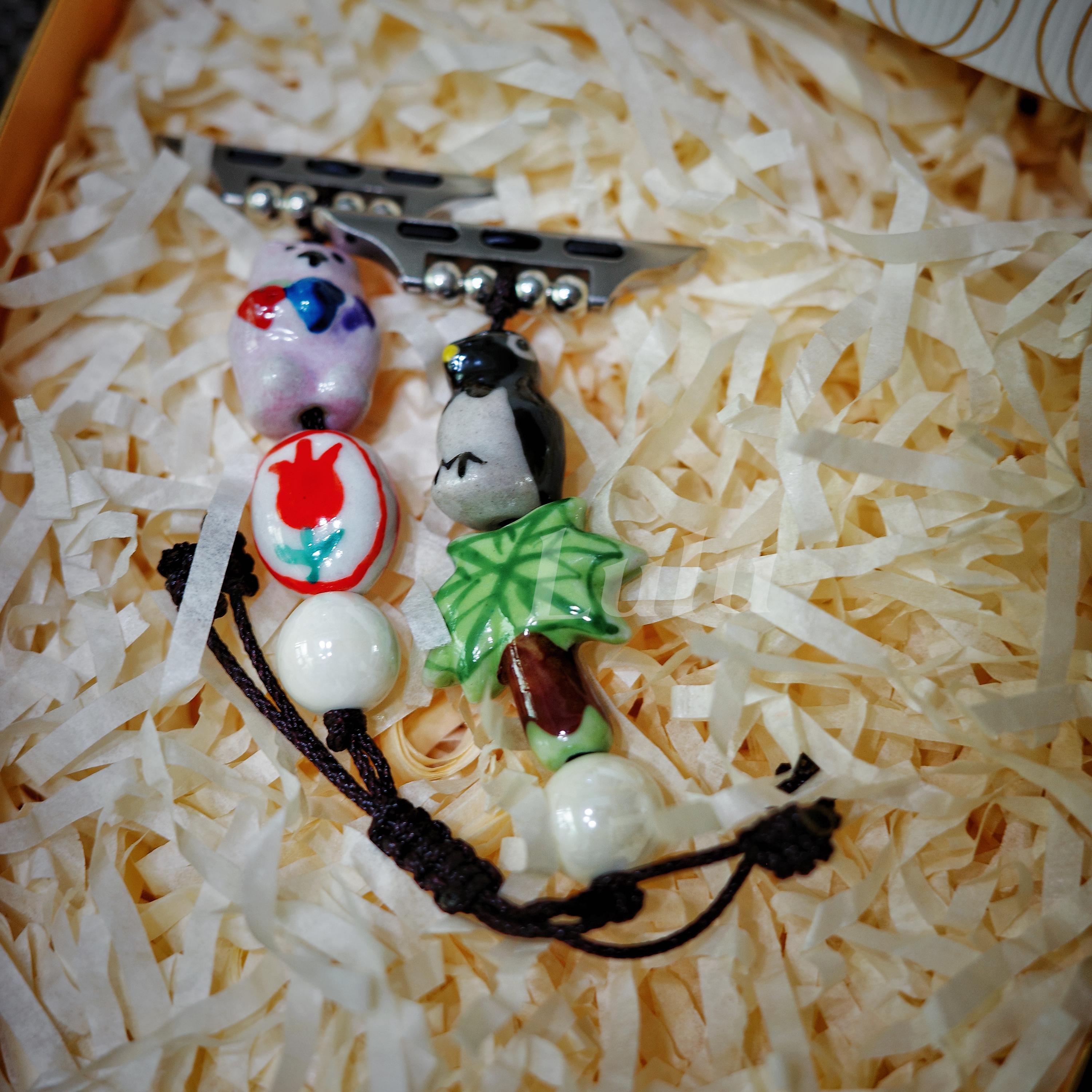 Handmade Ceramic Bead Apple Watch Band
