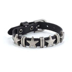 Punk Leather Adjustable Bracelet