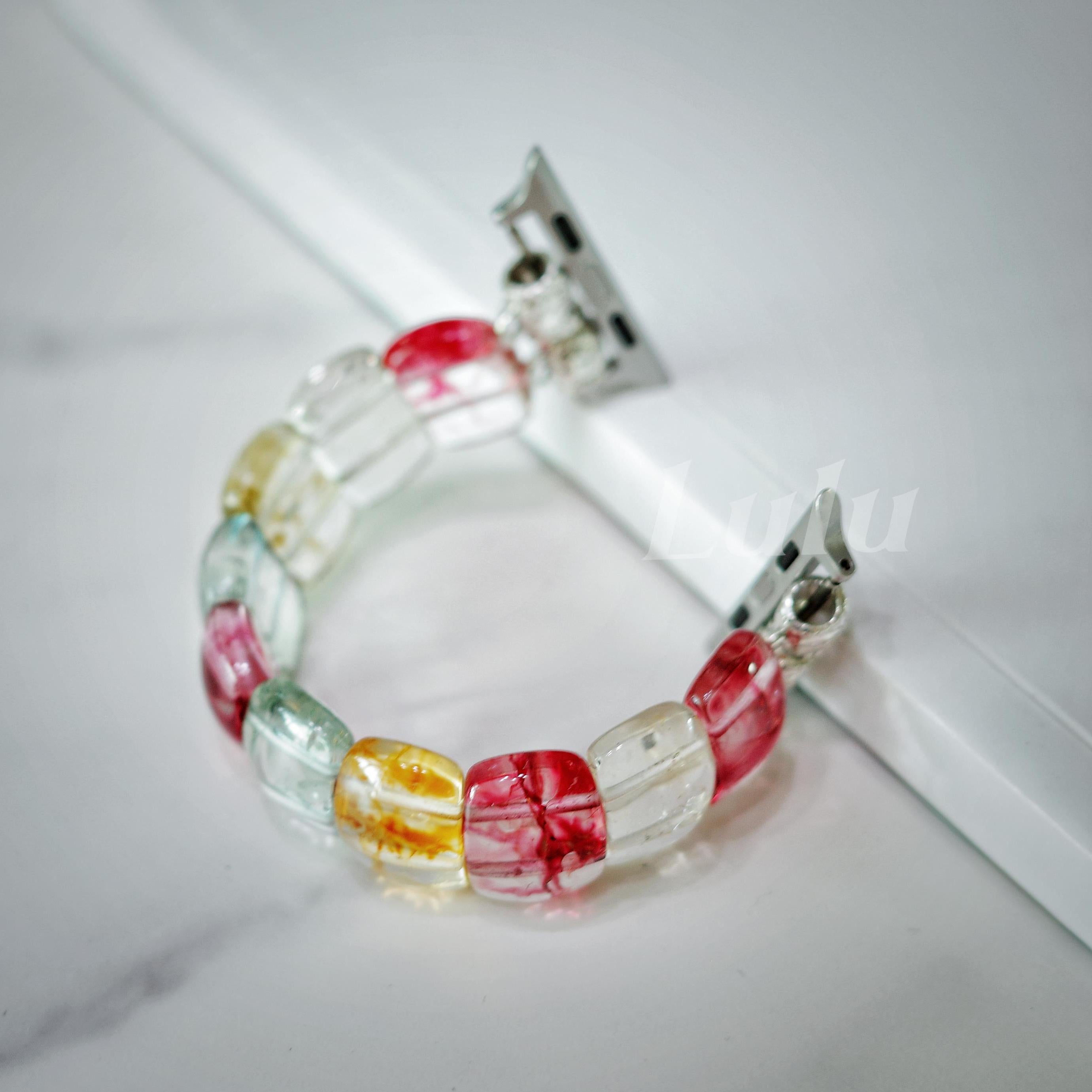 Multicolor Jade Apple Watch Band