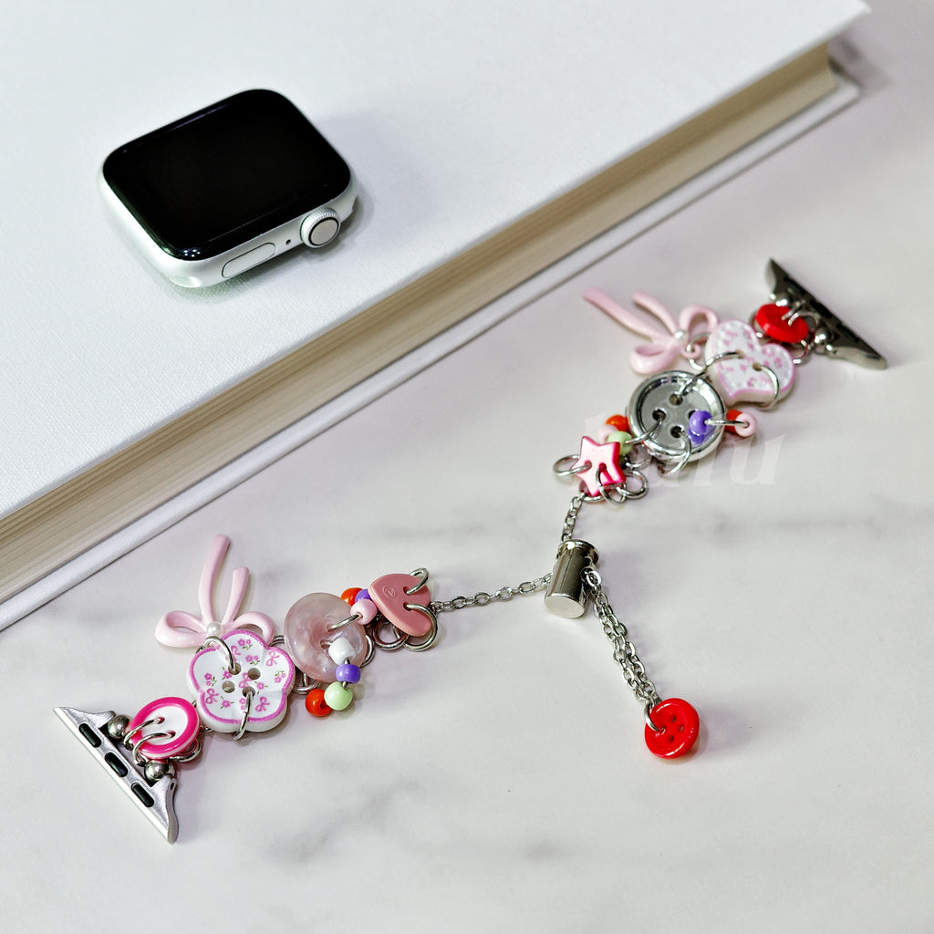 Colorful Button Charm Apple Watch Band