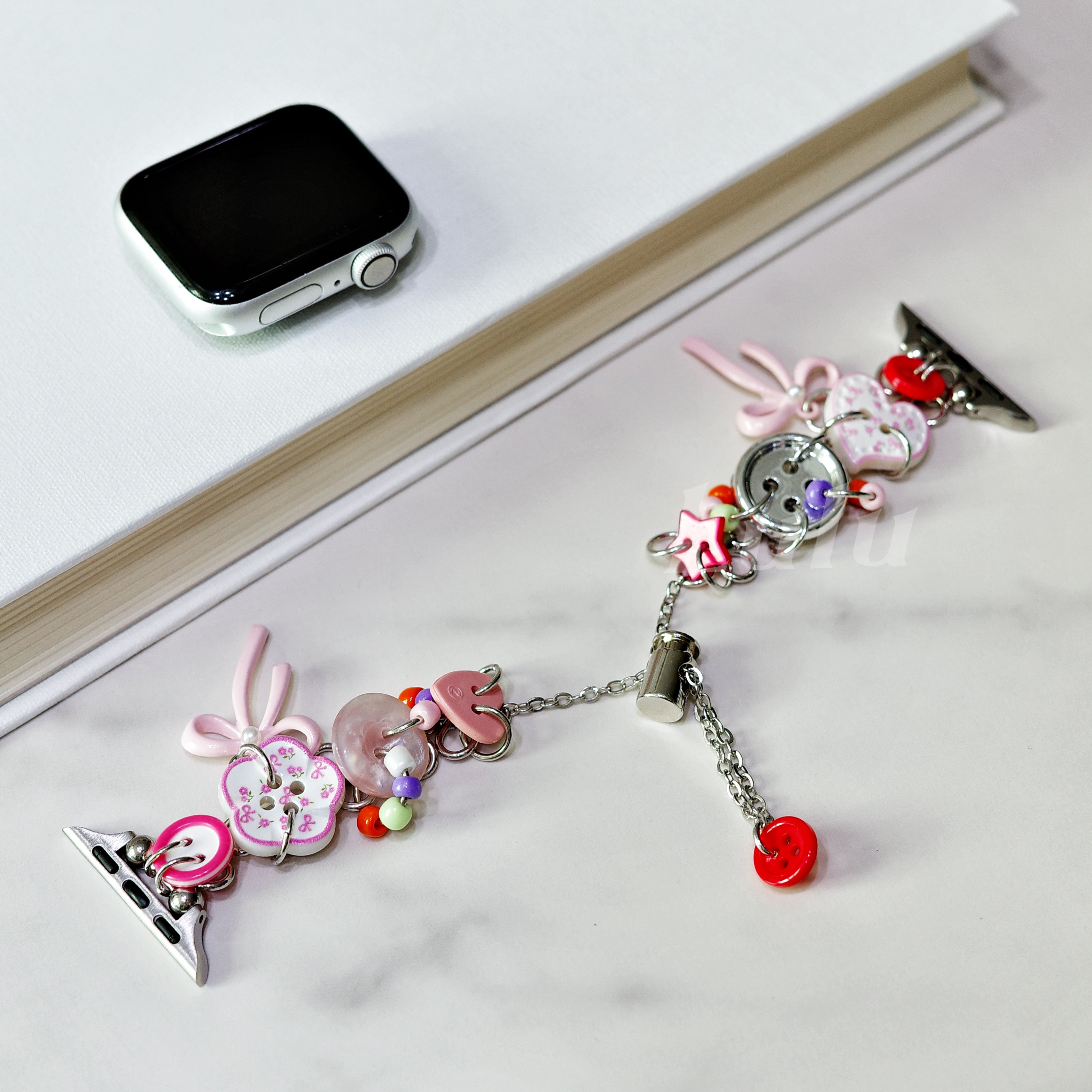 Colorful Button Charm Apple Watch Band
