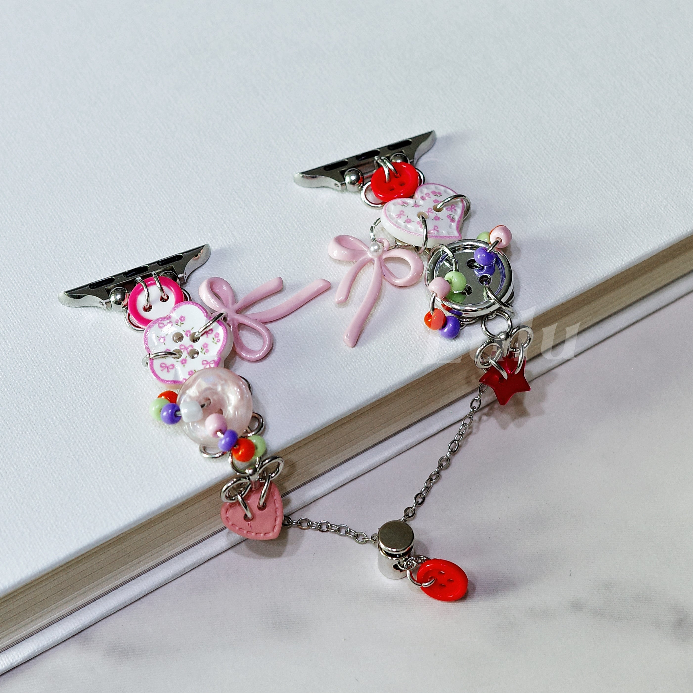Colorful Button Charm Apple Watch Band