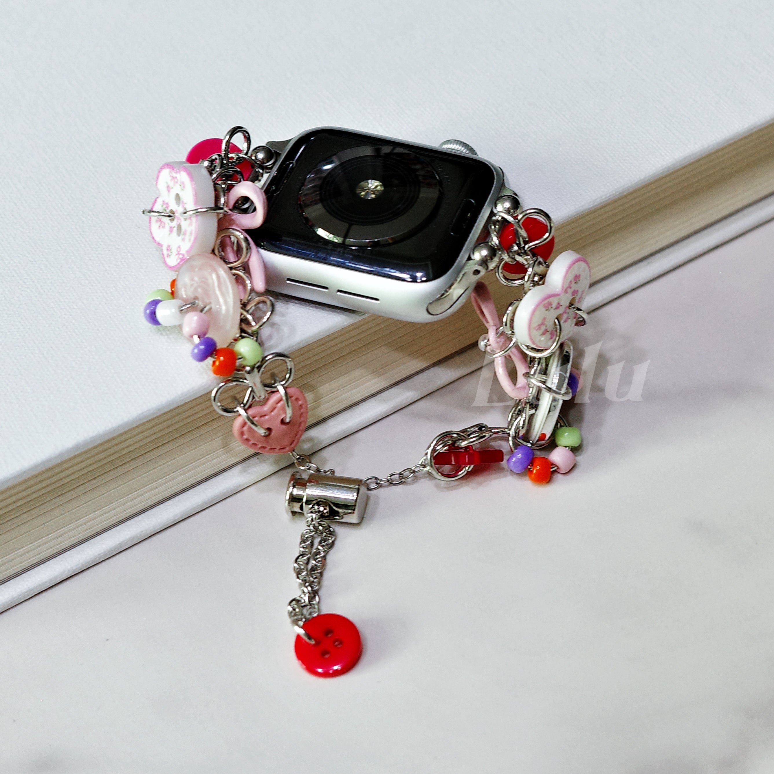 Colorful Button Charm Apple Watch Band