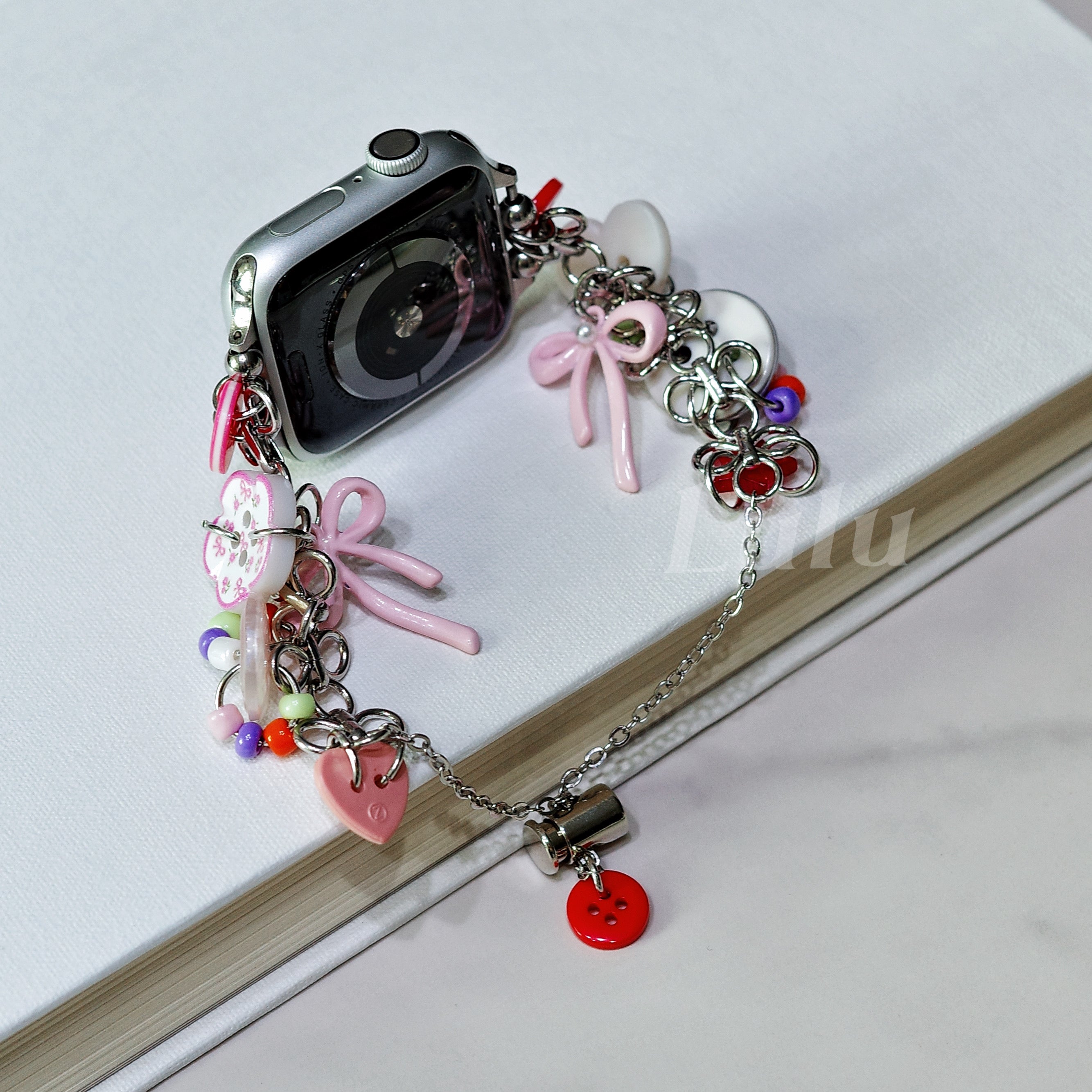 Colorful Button Charm Apple Watch Band
