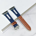 Denim Leather Apple Watch Band