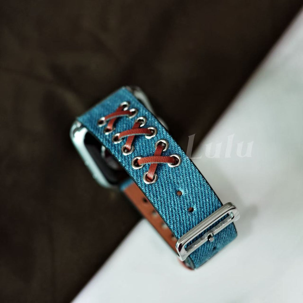 Vintage Denim Apple Watch Band