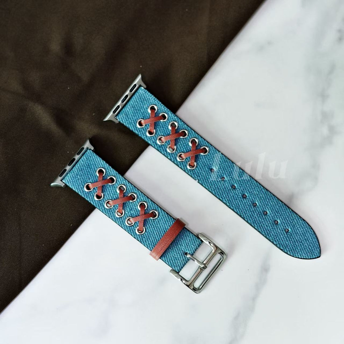 Vintage Denim Apple Watch Band