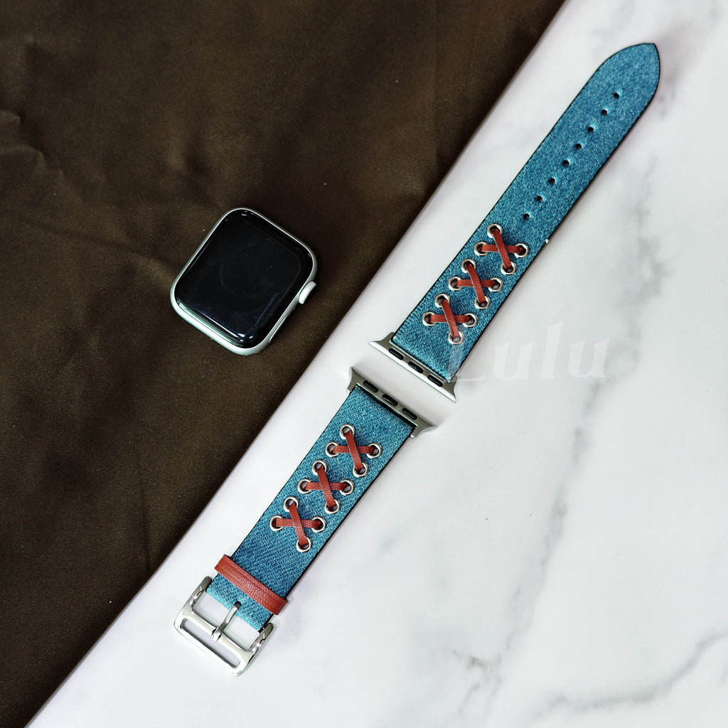 Vintage Denim Apple Watch Band