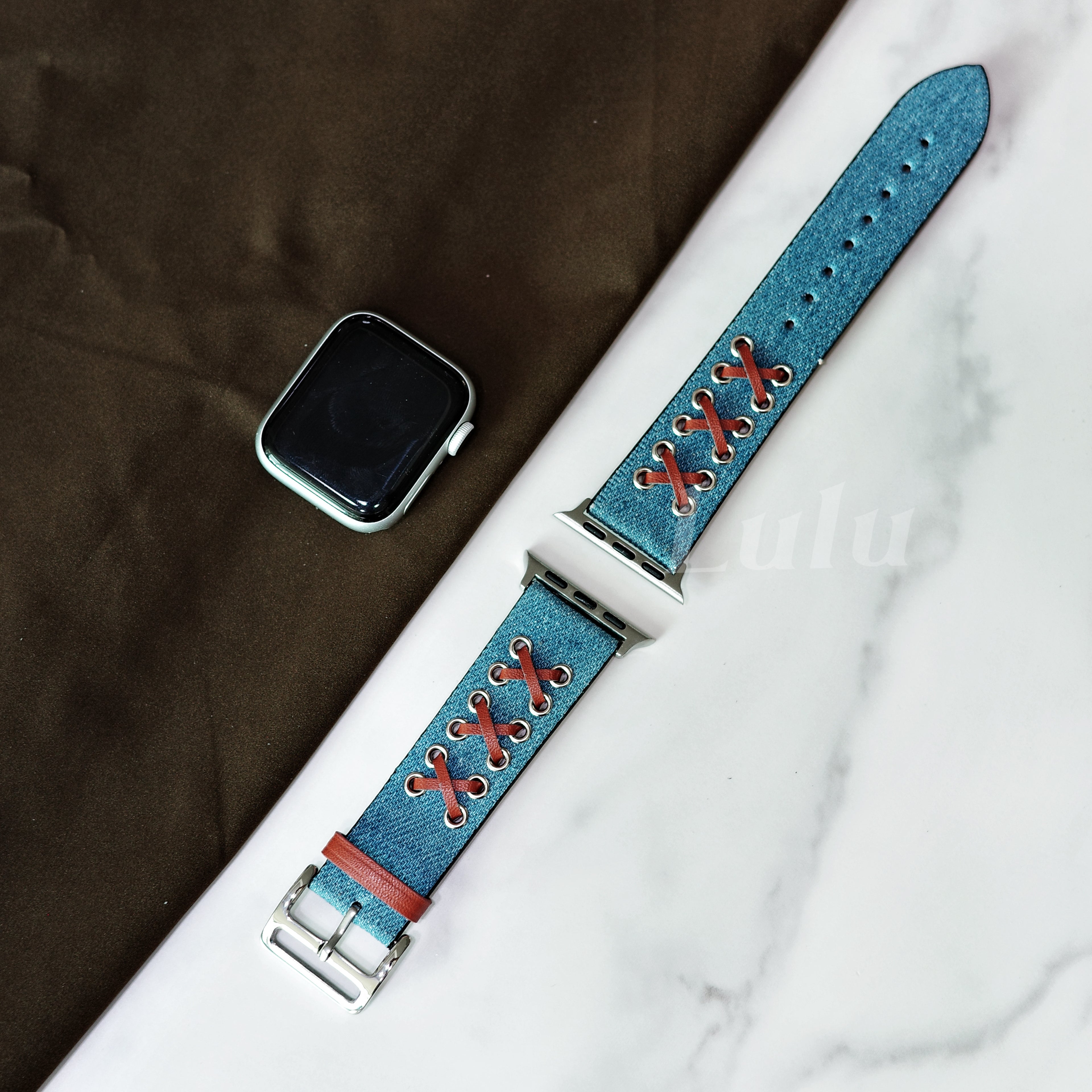 Vintage Denim Apple Watch Band