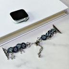 Denim Button Charm Apple Watch Band