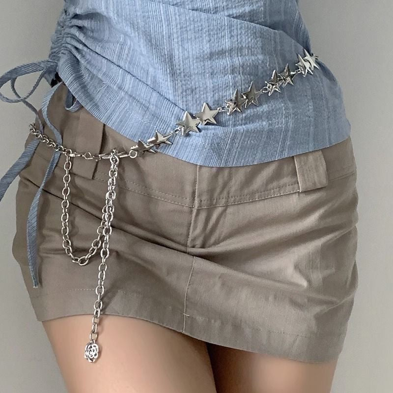 Silver Star Waist Chain