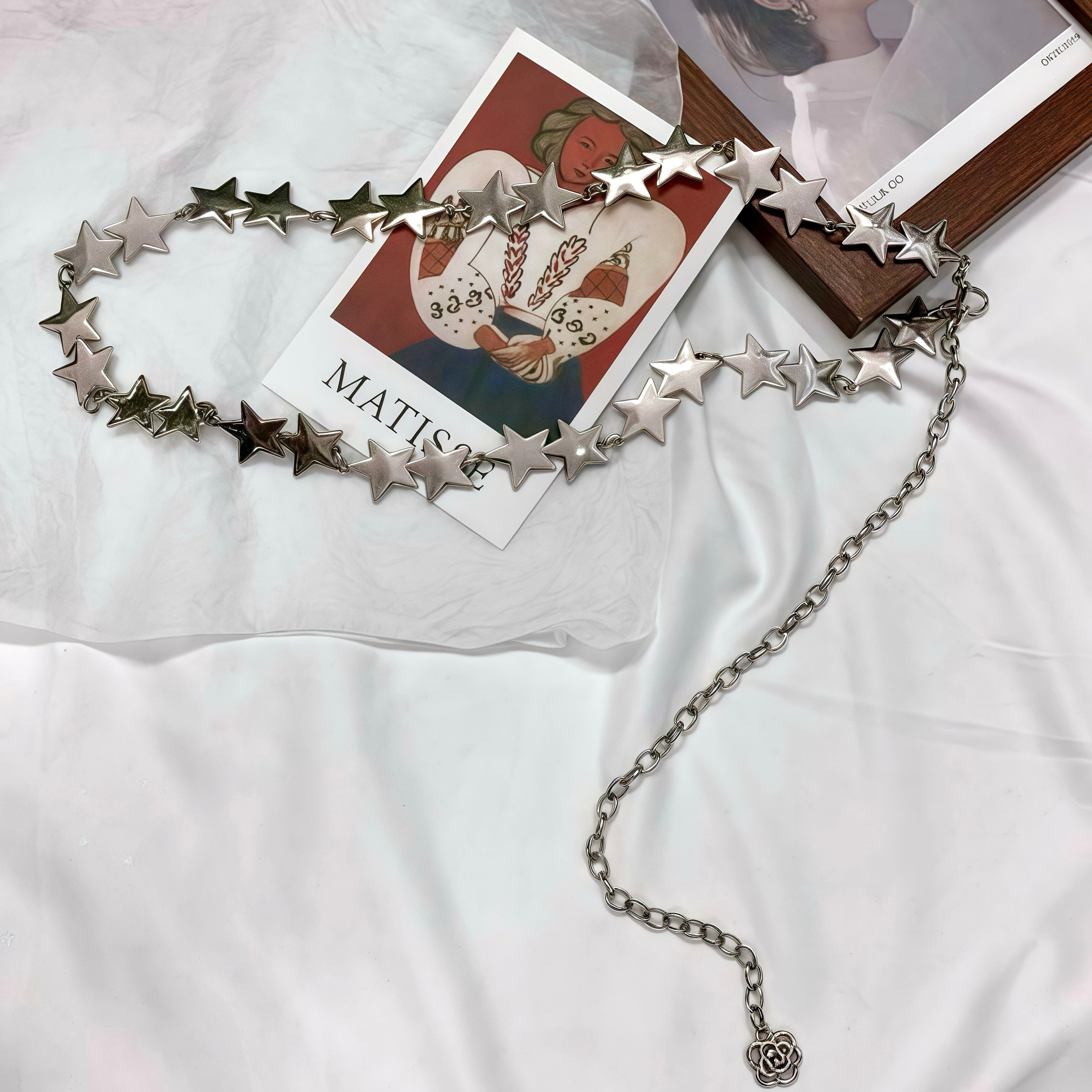 Silver Star Waist Chain