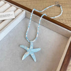 Handmade Starfish Pendant Necklace
